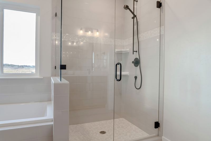 Elegant Shower with Glass Doors